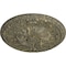 Ekena Millwork Amelia Ceiling Medallion (Fits Canopies up to 2 3/8"), 19 5/8"OD x 3/4"P, Witch Hazel Crackle CM20AMWHC - alternate 2